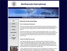 Tablet Screenshot of northwoodsinternational.com